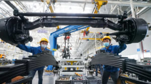 Chủ tịch Tập Cận Bình, kiểm tra Tập đoàn ô tô Thiểm Tây , xe SHACMAN